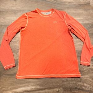 Orvis Trout Bum Long Sleeve T-shirt Large Light Orange